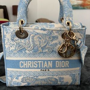 Christian Dior Light Blue Toile de Jouy lady Mini Bag